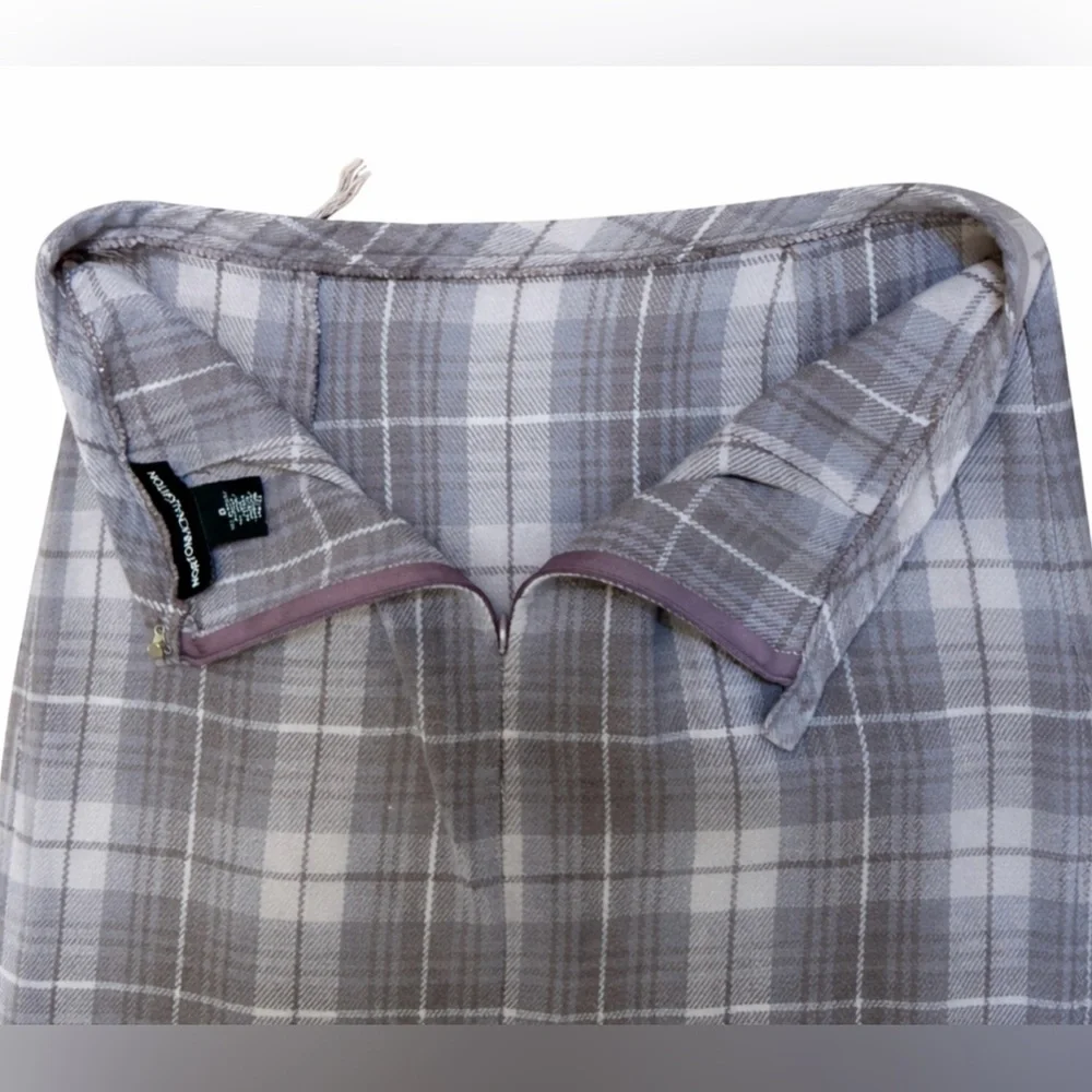 Norton McNaughton Charcoal Checkered Maxi Skirt - Picture 5 of 9